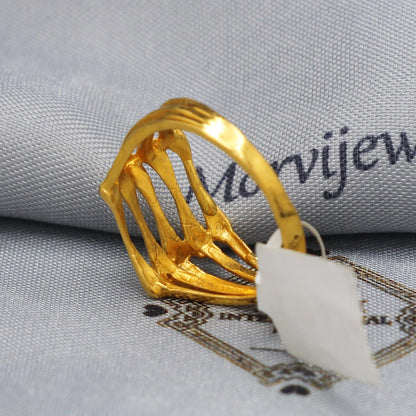 pure 22k gold ring, K5885