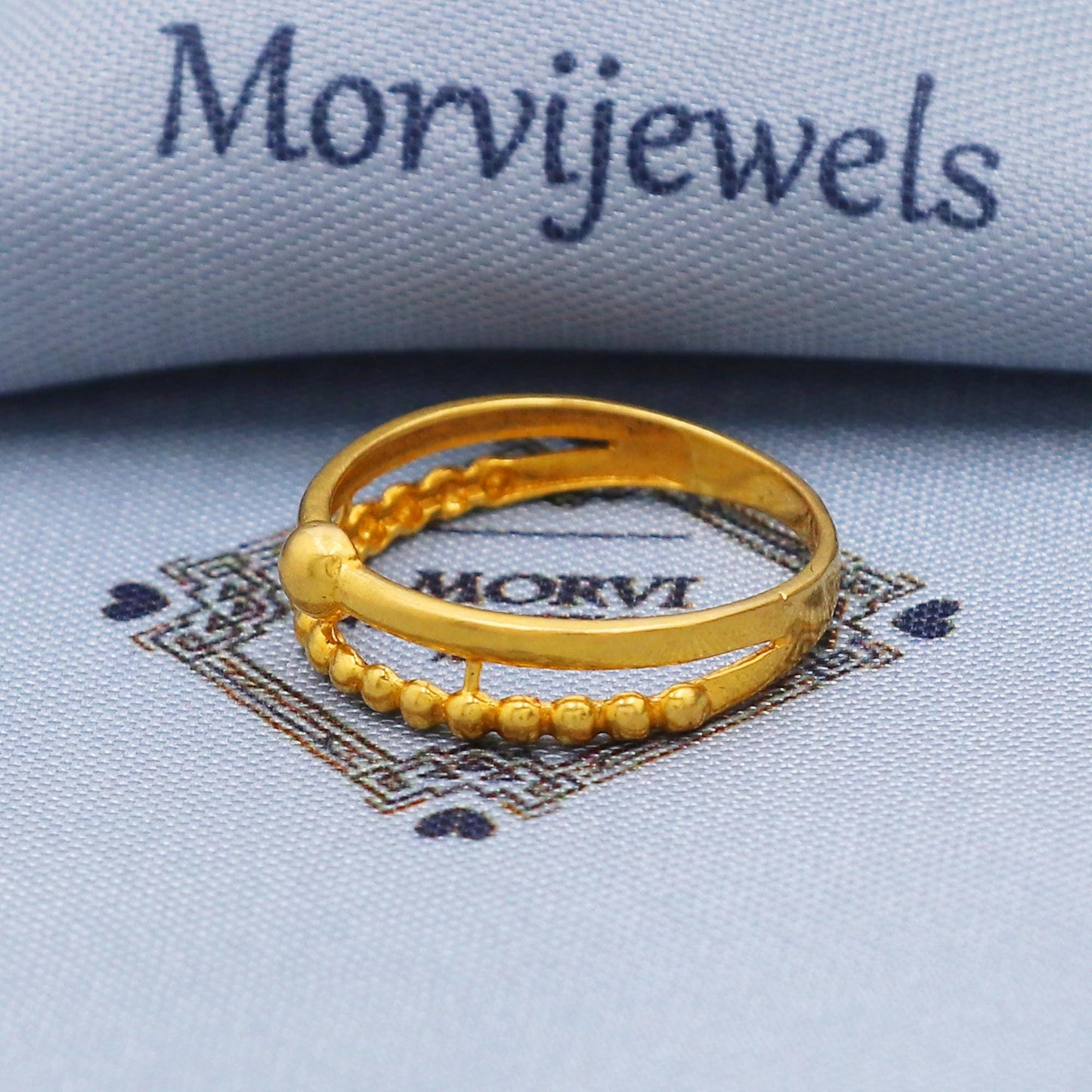Classic 22k Yellow Gold Ring Size 6 7 8 and All Size, 22k Band Gold Ring, Indian Gold Ring, K5708