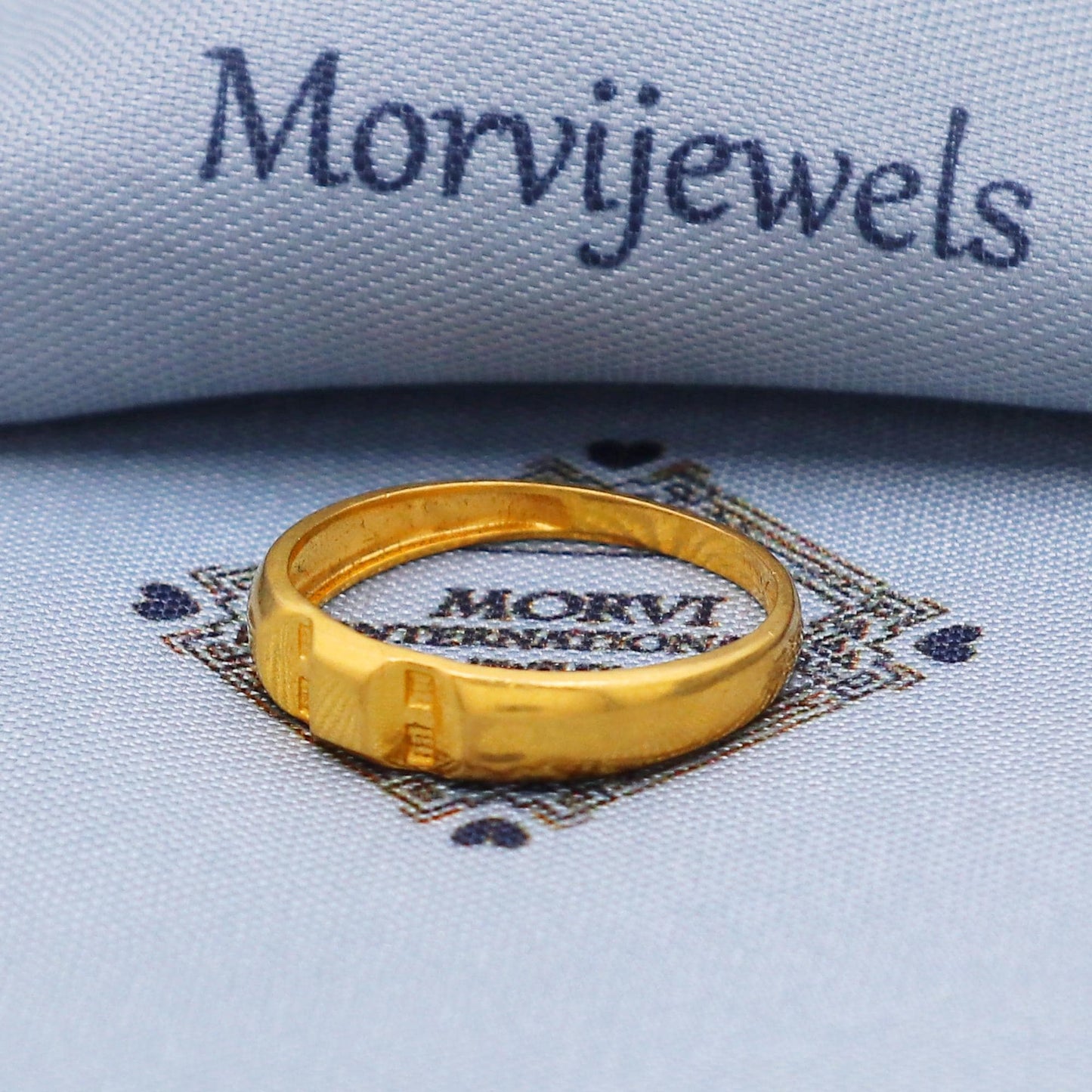 22k Yellow Gold Ring Size 6 7 8 and All Size, 22k Band Gold Ring, Indian Gold Ring, K5711