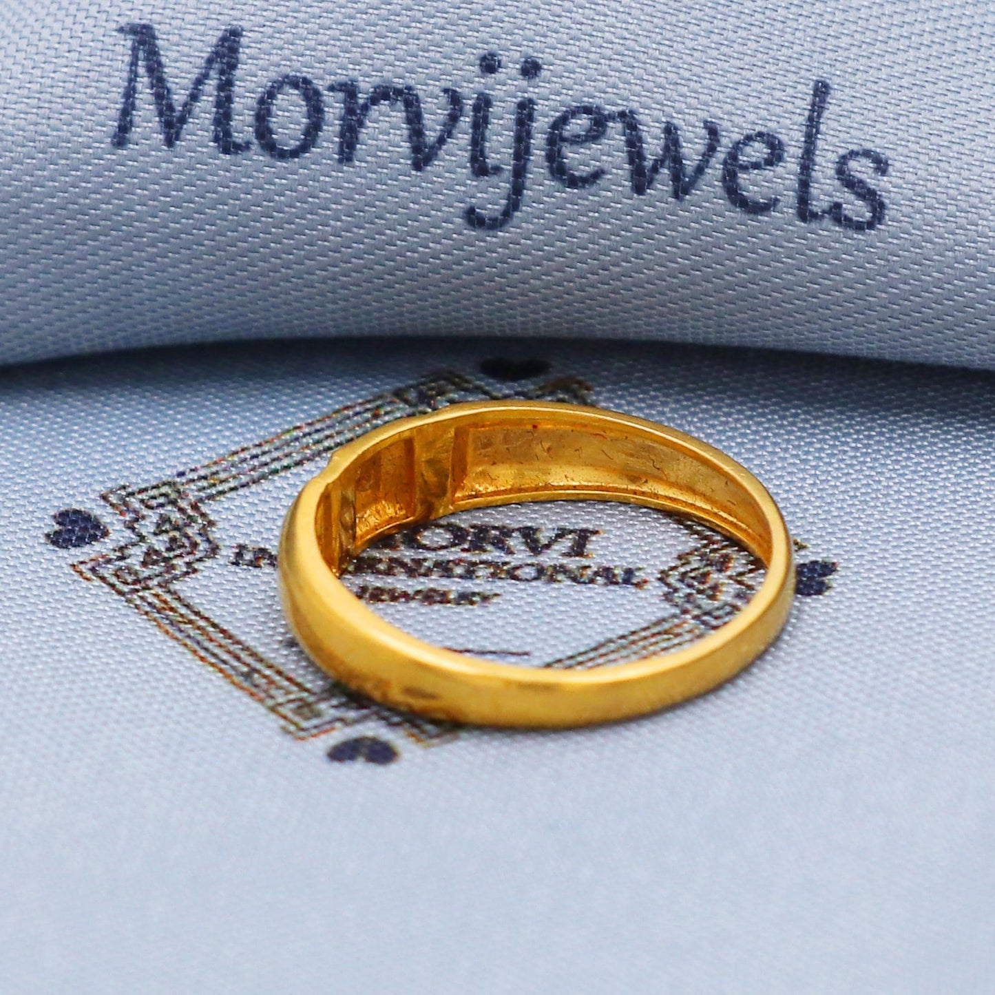 22k Yellow Gold Ring Size 6 7 8 and All Size, 22k Band Gold Ring, Indian Gold Ring, K5711