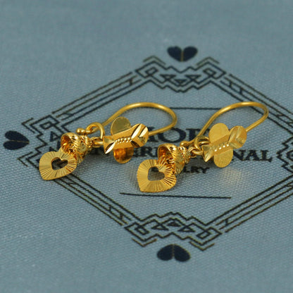 22k Gold Earrings clovers earrings, MJ0109