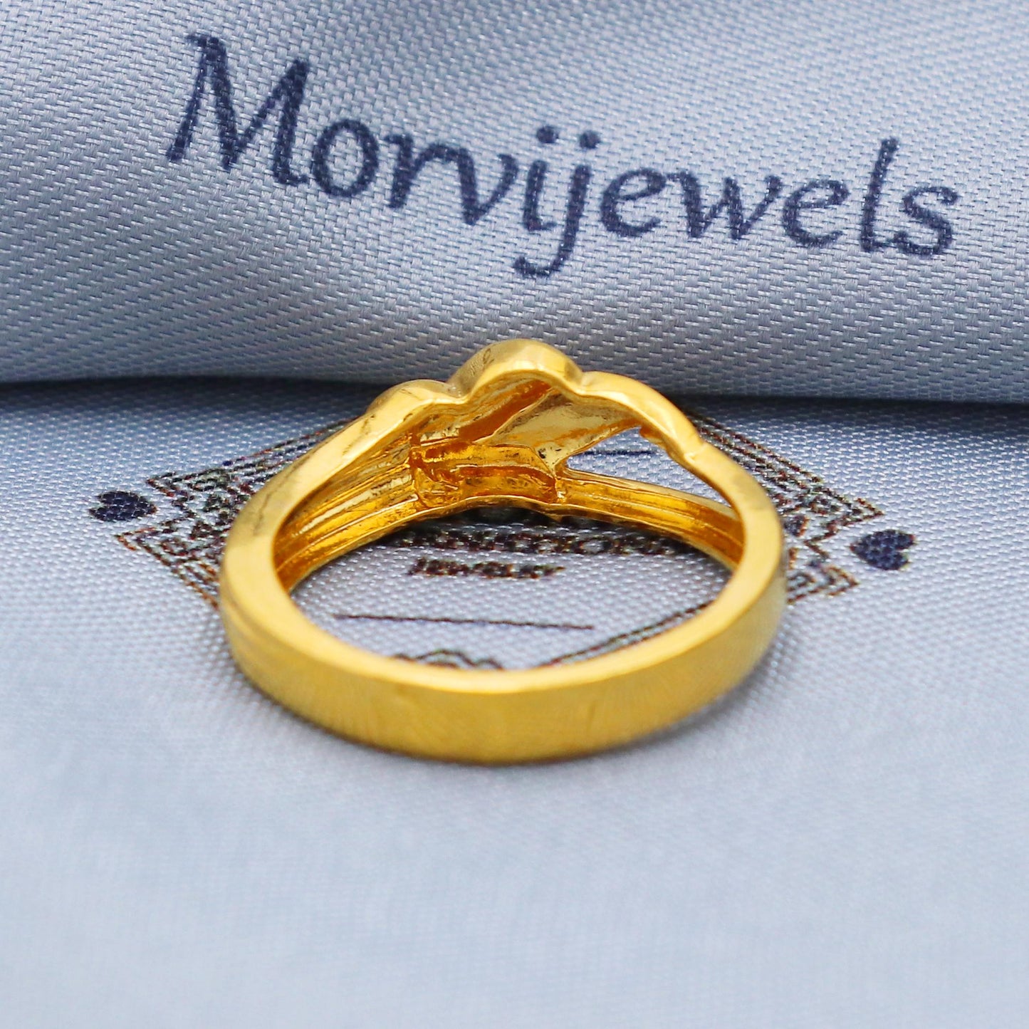 Solid 22k Yellow Gold Ring Size 6 7 8 and All Size, 22k Gold Band Ring, Indian Gold Ring, Hand crafted Pure gold ring, K5723
