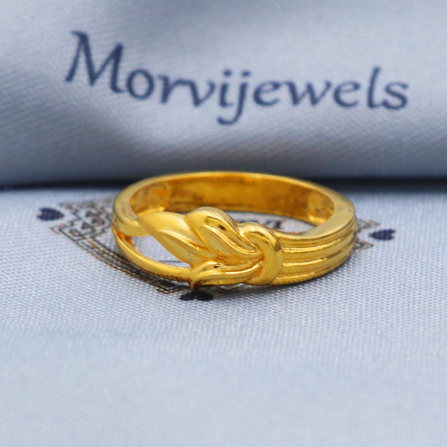 Solid 22k Yellow Gold Ring Size 6 7 8 and All Size, 22k Gold Band Ring, Indian Gold Ring, Hand crafted Pure gold ring, K5723