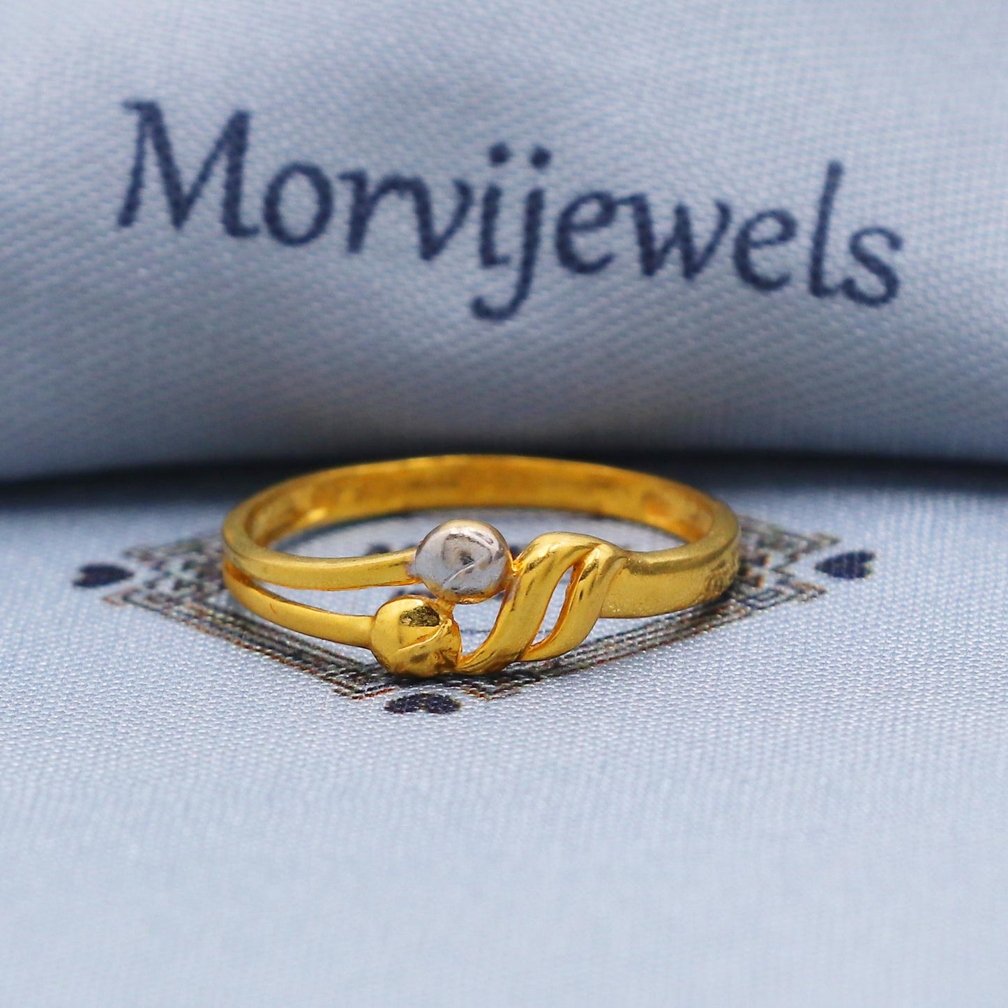 Stunning 22k Yellow Gold Ring Size 6 7 8 and All Size, 22k Gold Ring, 22karat Gold Ring, Hand crafted Pure gold ring, K5732
