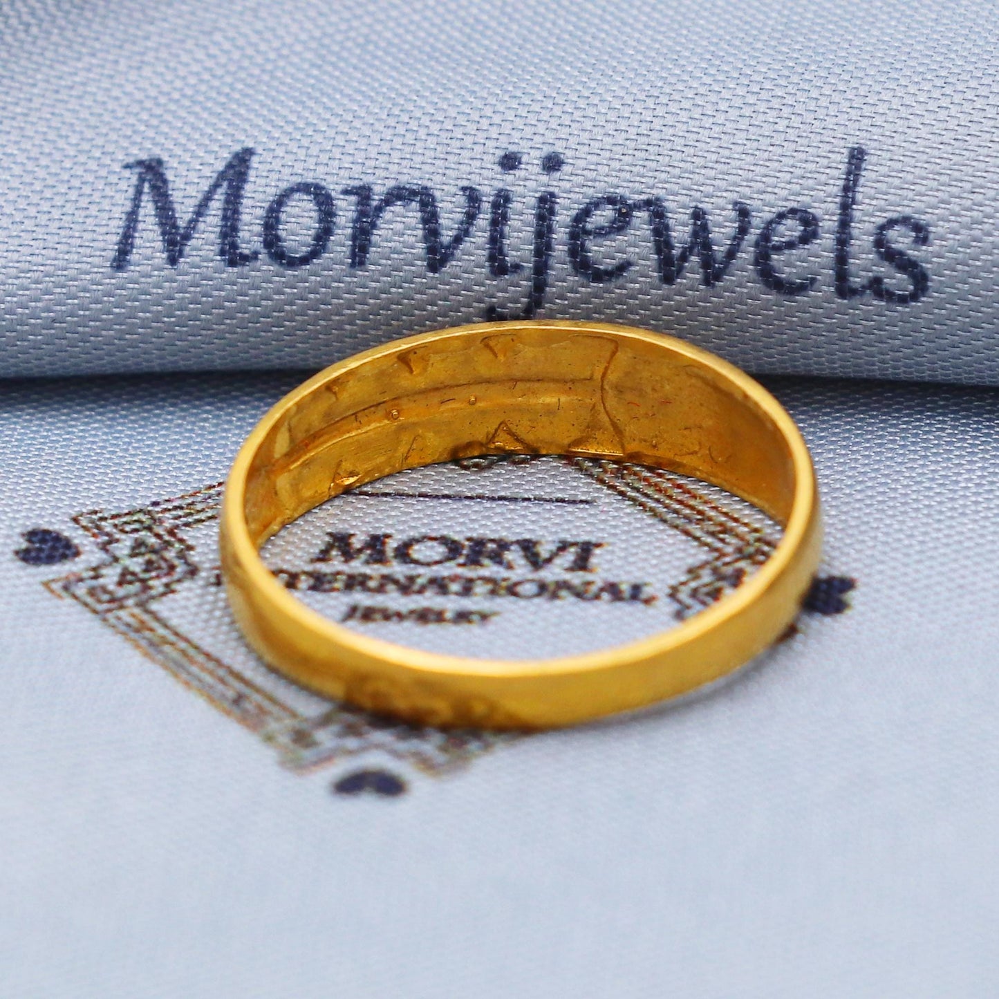 Classic 22k Gold Ring Size 6 7 8 and All Size, 22k Gold Band Ring, 22karat Gold Ring, Hand crafted Pure gold ring, K5737
