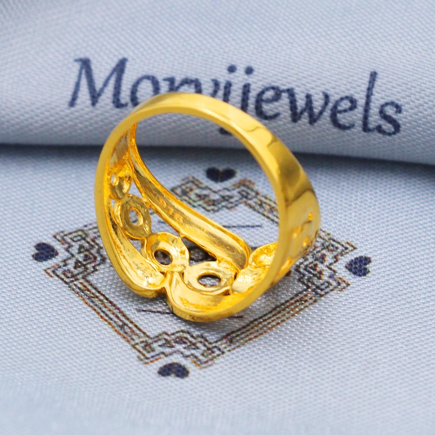 Beautiful 22k Gold Ring Size 6 7 8 and All Size, 22k Gold Women Ring, 22karat Gold Ring, Hand crafted Pure gold ring, K5742