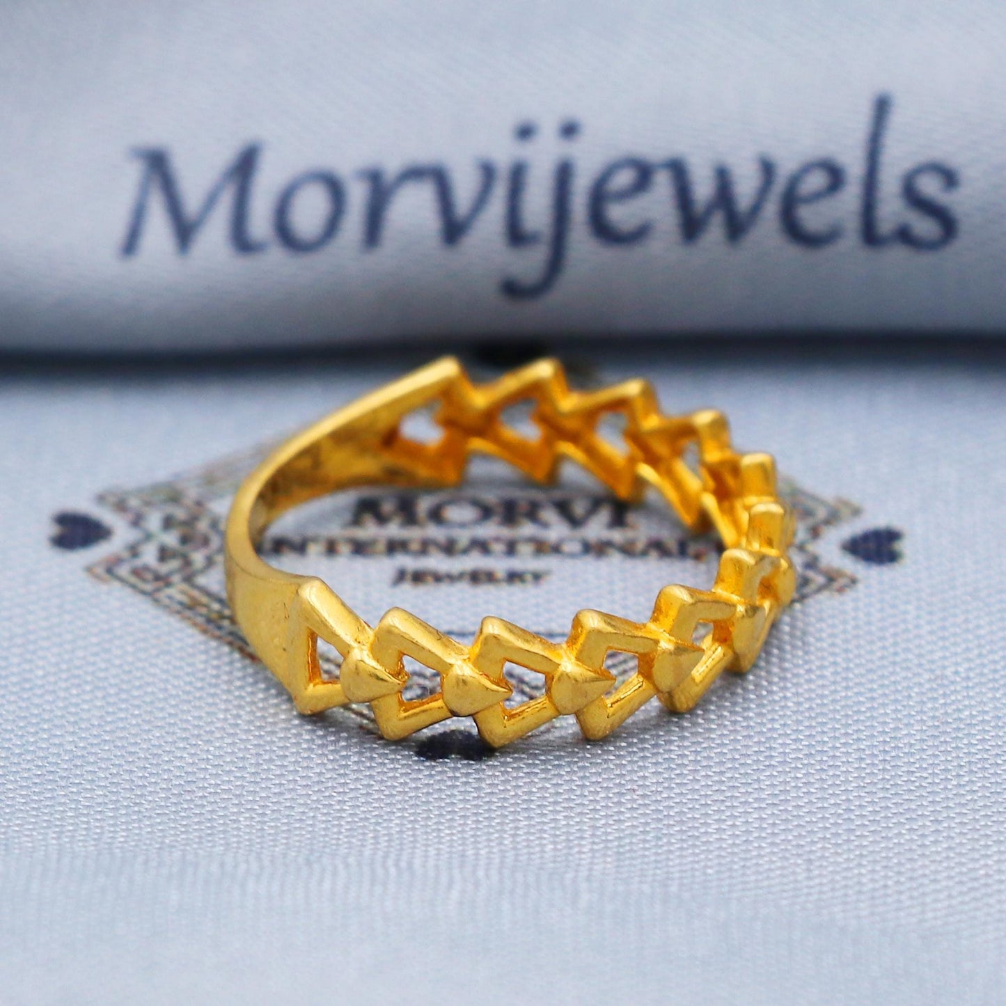 Vintage 22k Gold Ring Size 6 7 8 and All Size, 22k Gold Band Ring, 22karat Gold Ring, Hand crafted Pure gold ring, K5745
