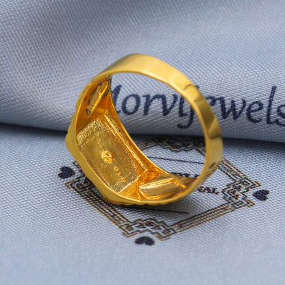 Vintage 22k Gold Ring Size 6 7 8 and All Size, 22k Gold Band Ring, 22karat Gold Ring, Hand crafted Pure gold ring, K5751