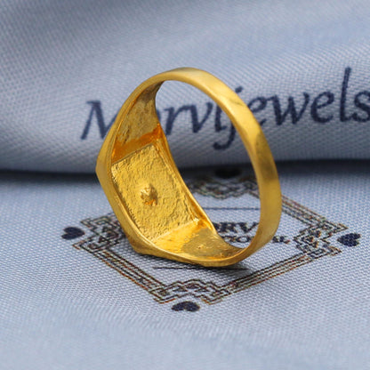 Fine 22k Gold Ring Size 6 7 8 and All Size, 22k Gold Band Ring, 22karat Gold Ring, hand crafted Pure gold ring, K5758