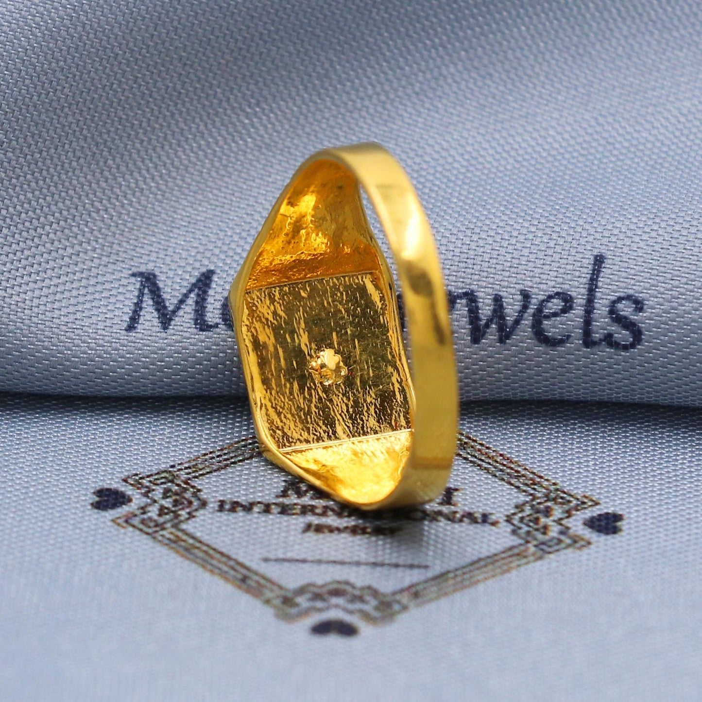Flower 22k Gold Ring Size 6 7 8 and All Size, 22k Gold Band Ring, 22karat Gold Ring, hand crafted Pure gold ring, K5767