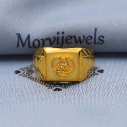 Classic 22k Gold Ring Size 6 7 8 and All Size, 22k Gold Band Ring, 22karat Gold Ring, hand crafted Pure gold ring, K5774