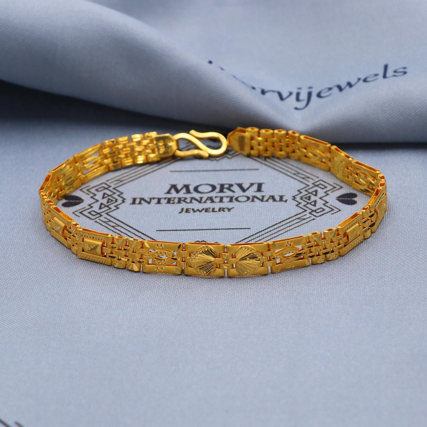 vintage pure 22k bracelet jewelry for gift, Bracelet in 22K Gold, K5779
