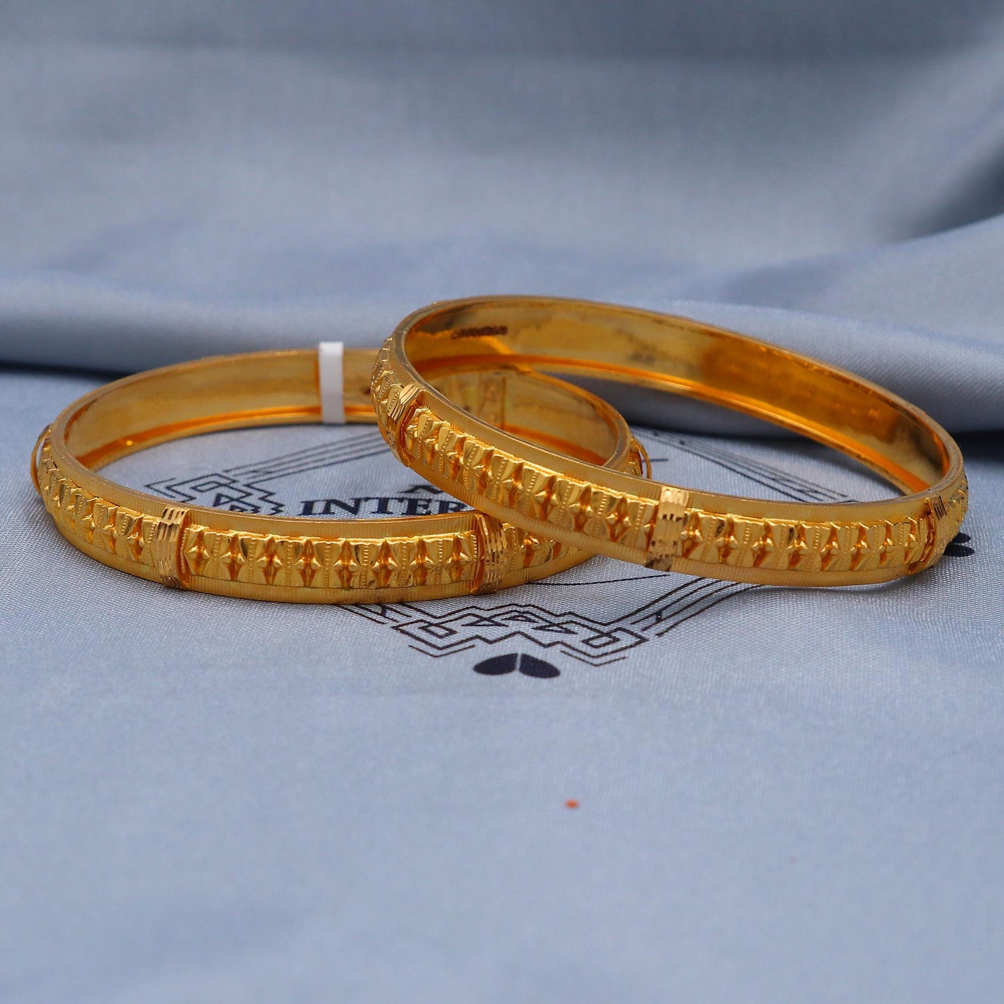 Solid Real 22k Gold Bangles Indian Handmade, Traditional Vintage ethnic Jewelry, Bangle Bracelet pair Wedding Jewelry, K5820