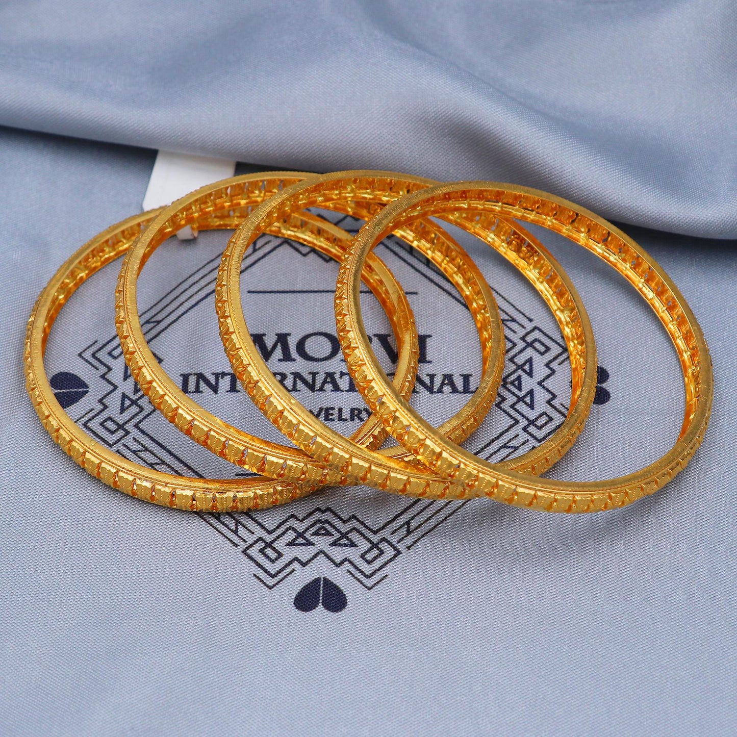 Solid Real 22k Gold Bangles Indian Handmade, Traditional Vintage ethnic Jewelry, Bangle Bracelet pair Wedding Jewelry, K5824