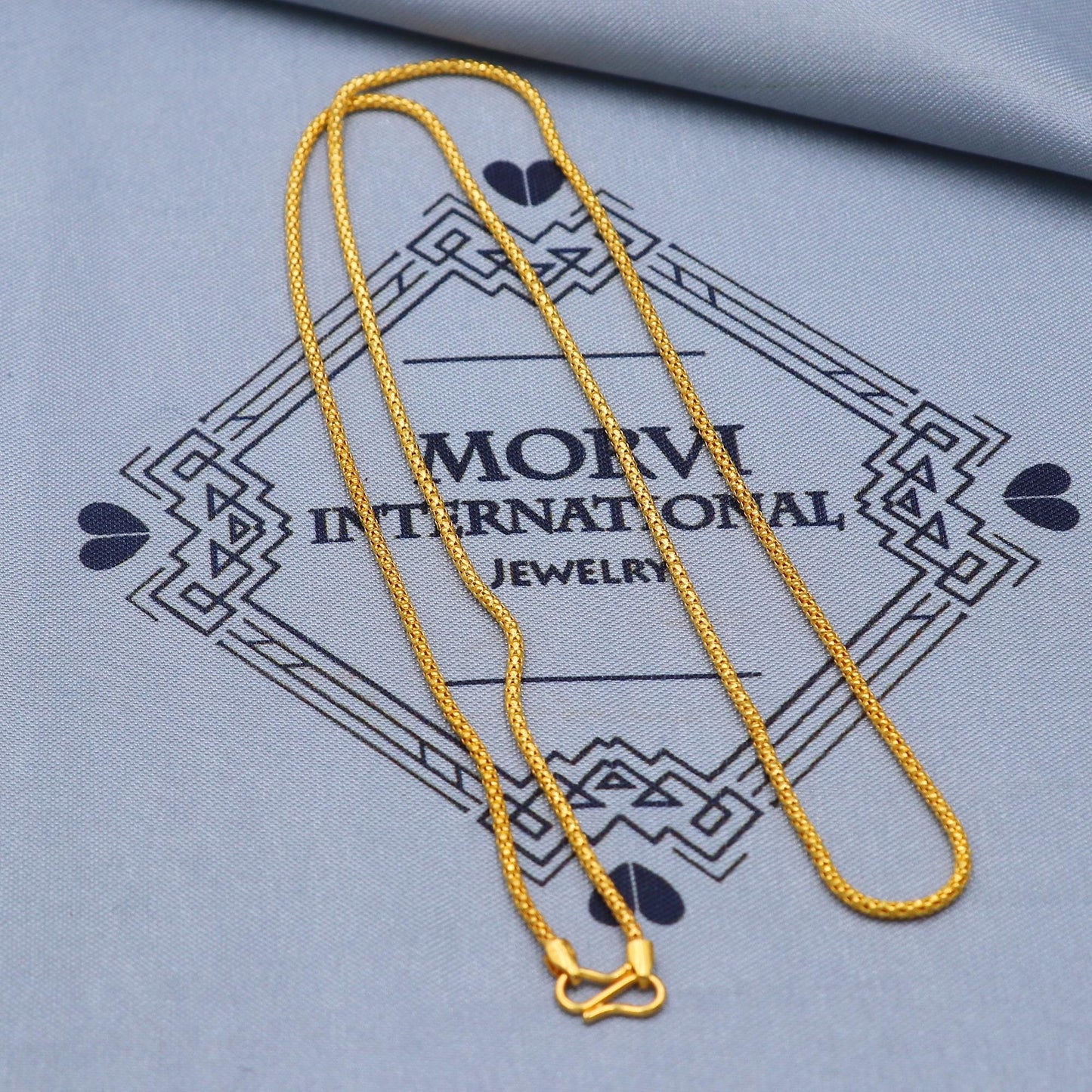 round 22kt gold necklace chain,  K5846