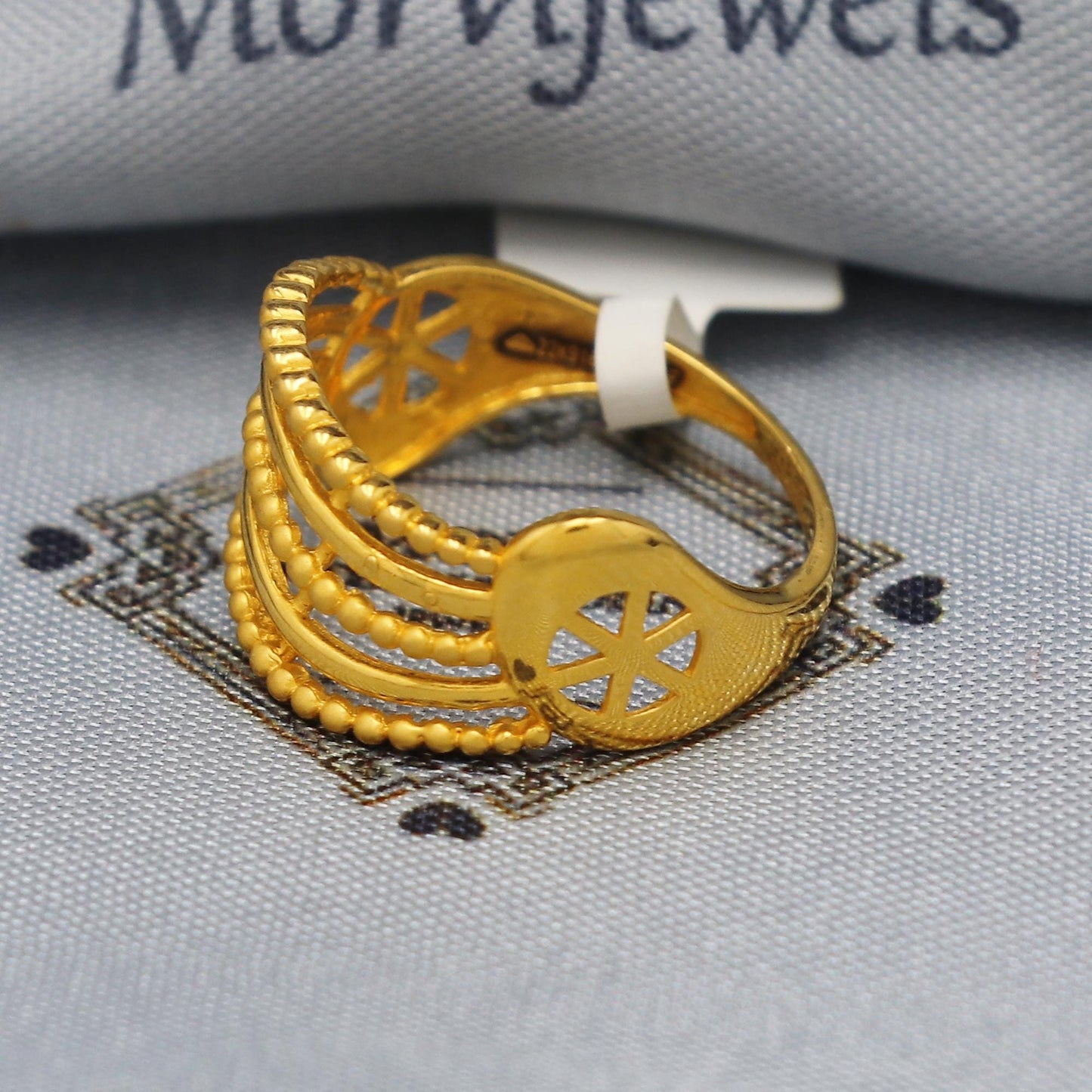 Pure 22k Gold Ring Size 6 7 8 and All Size, 22k Gold Band Ring, 22karat Gold Ring, hand crafted Pure gold ring, K5881