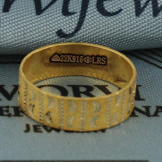 Indian Design 22kt Gold Ring Handmade Jewelry for Gift, K5922