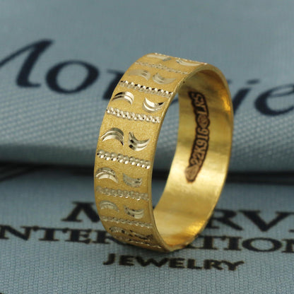 Indian Design 22kt Gold Ring Handmade Jewelry for Gift, K5922