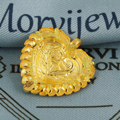 Pure 22k Indian amulet, K5932