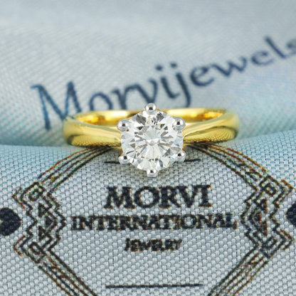 22k 22kt Cz Zircon Yellow Gold Ring Handmade Indian Ring for Women