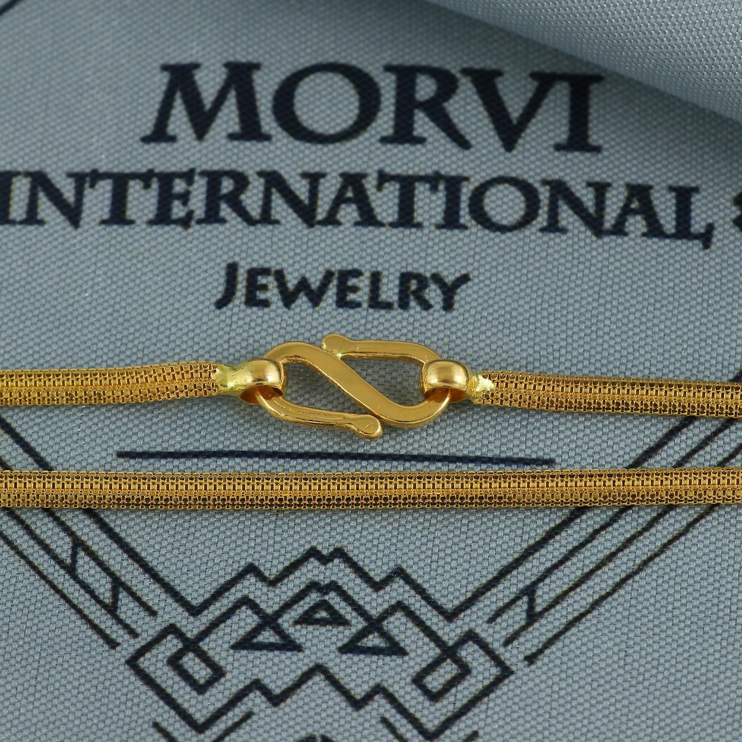 designer box chain 22k gold chain handmade necklace jewelry, K5978