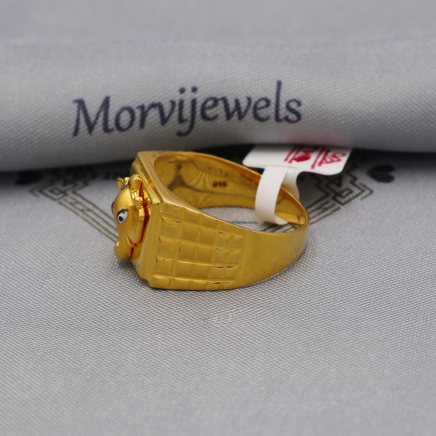 Ganeshji Ganesha face 22k Gold Ring Elephant Jewelry, K6010