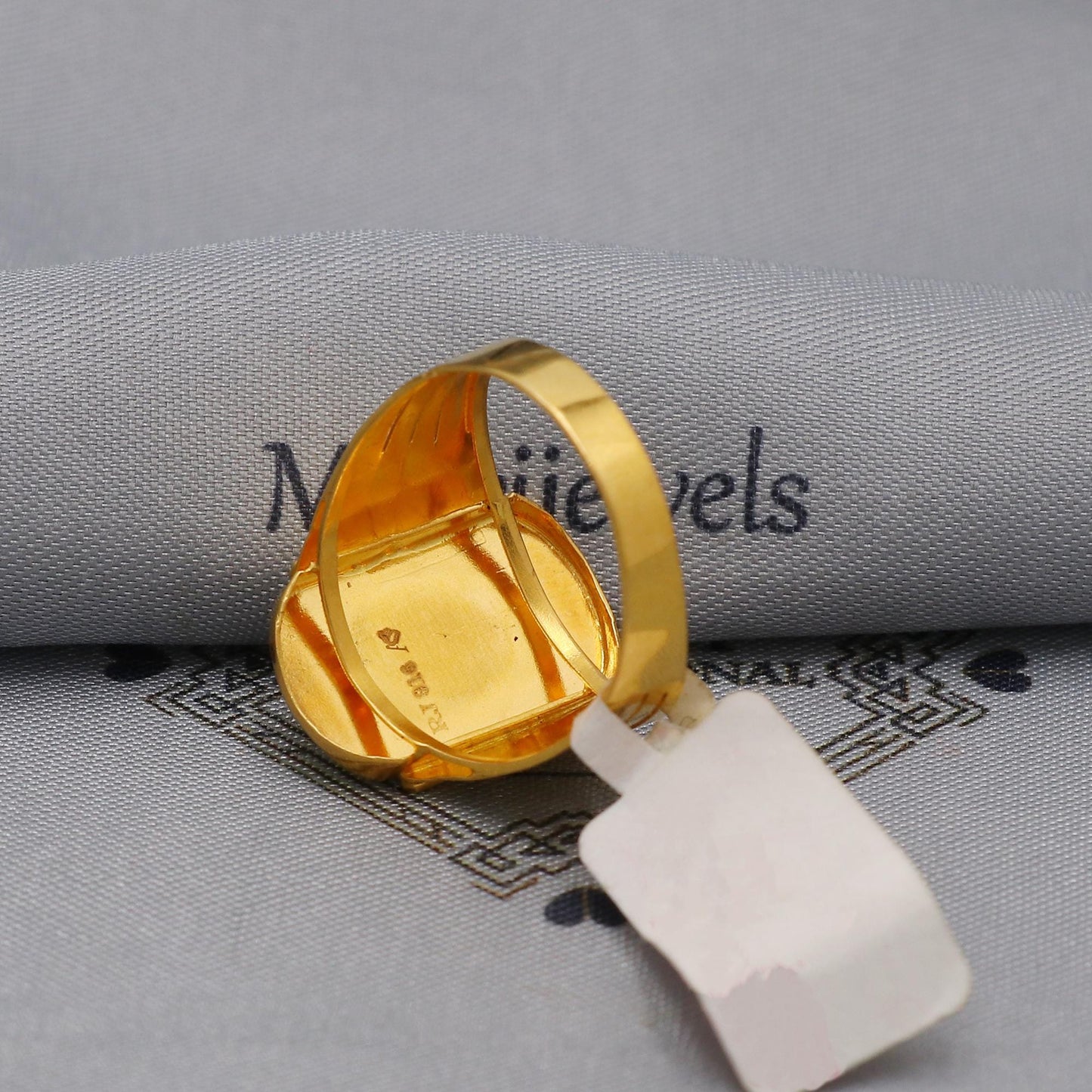 Handmade 22k Gold Ring Indian Jewelry, Ashoka Emblem Ring, K6017