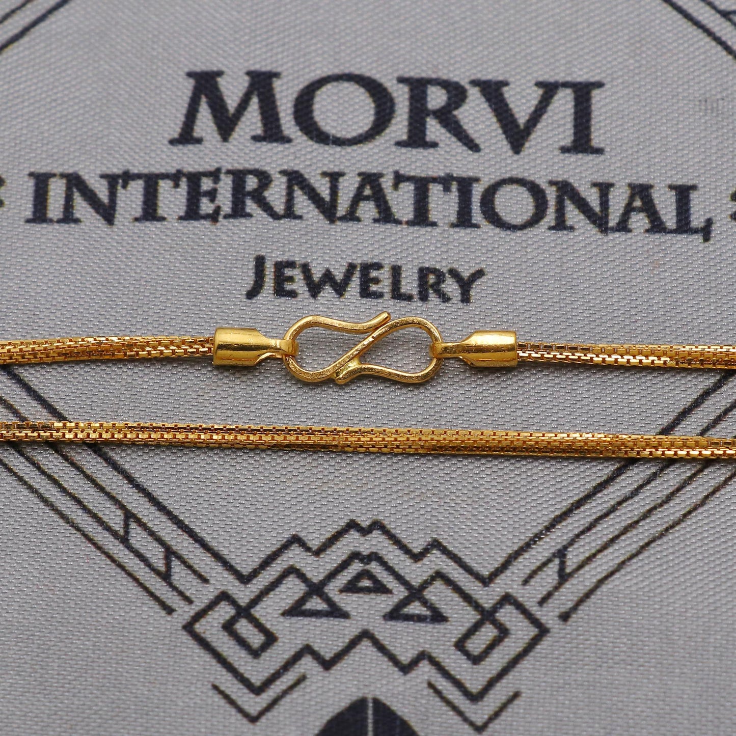 22K Gold Box Chain Necklace, Yellow Gold Box Chain, Women Men Chain Necklace Jewelry, Elegant Chain Indian Necklace, Gift For Her, K6047