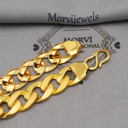 22k Gold Bracelet For Men: Handmade Indian Style Jewelry