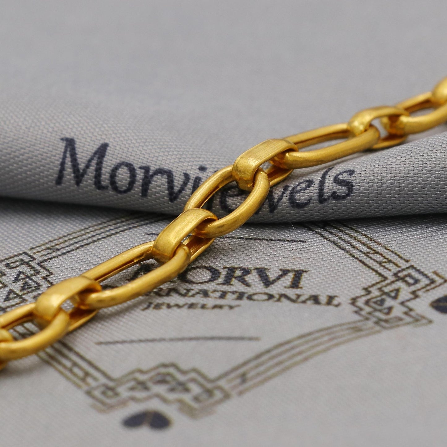 Real 22k Gold Bracelet: Handmade Indian Style Jewelry