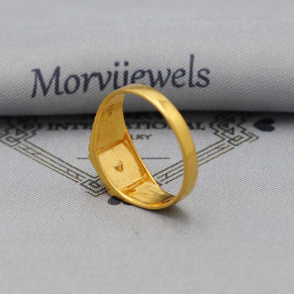 22k Gold Star Ring, K6145