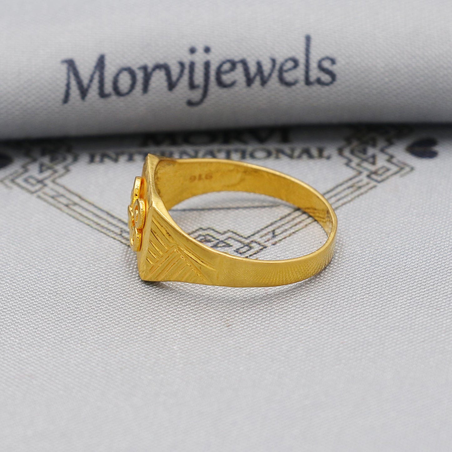 22k Gold Gold Ring, Vintage Antique Solid Gold 22k Ring, Indian Jewelry, Beautiful Gold Handmade Ring Jewelry, K6155