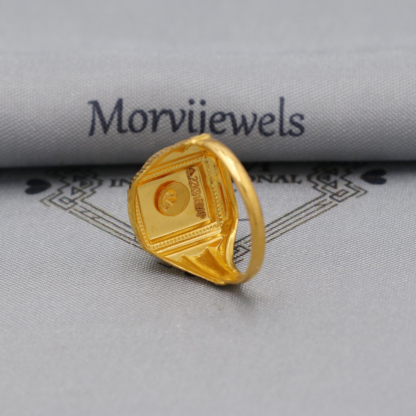22k Gold Gold Ring, Vintage Antique Solid Gold 22k Ring, Indian Jewelry, Beautiful Gold Handmade Ring Jewelry, K6160