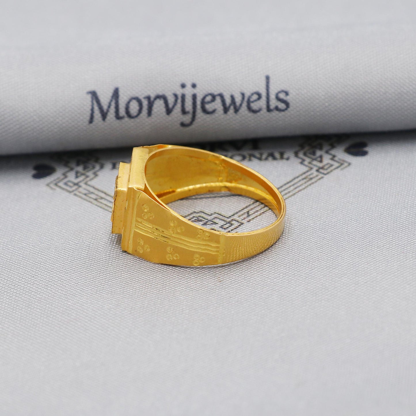 22k Gold Gold Ring, Vintage Antique Solid Gold 22k Ring, Indian Jewelry, Beautiful Gold Handmade Ring Jewelry, K6164