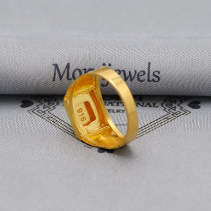 22k Gold Gold Ring, Vintage Antique Solid Gold 22k Ring, Indian Jewelry, Beautiful Gold Handmade Ring Jewelry, K6164