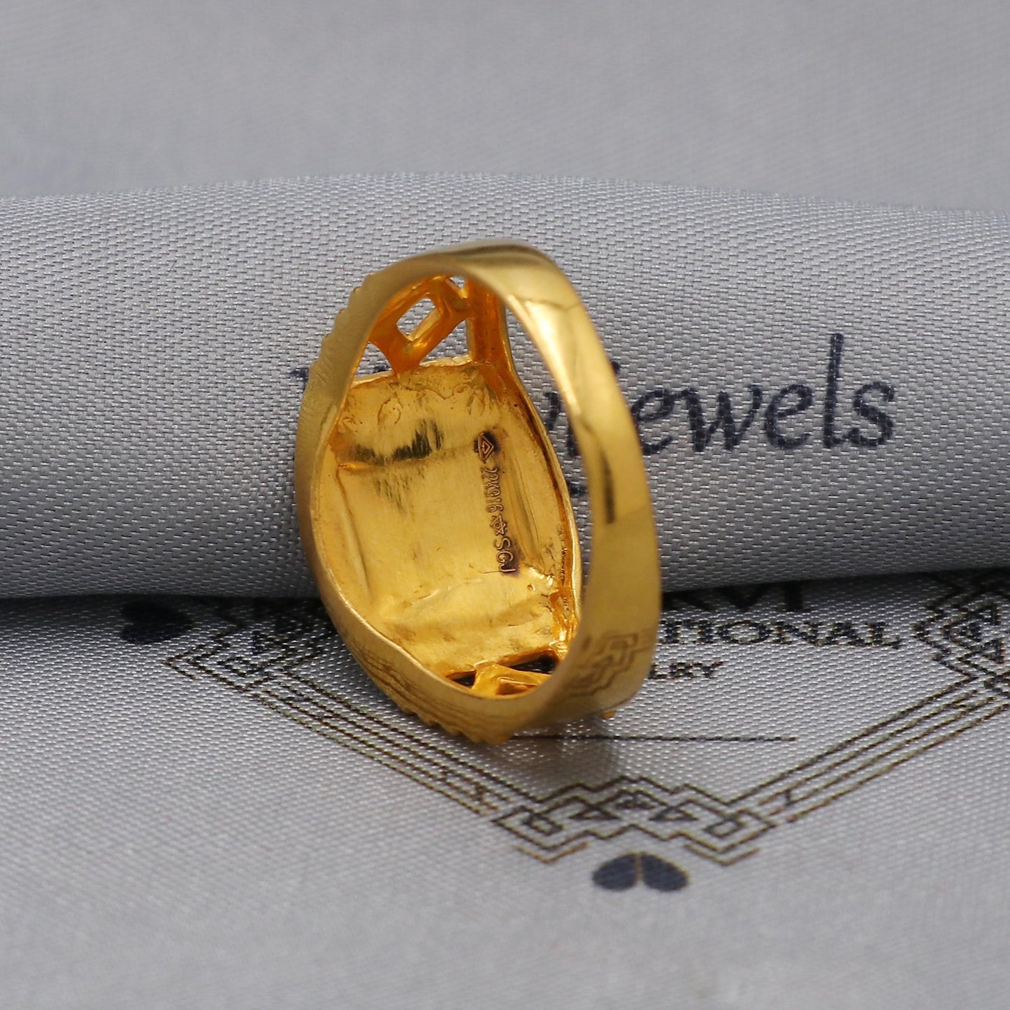 Handmade 22k Gold Ring Indian Beautiful Jewelry, K6002