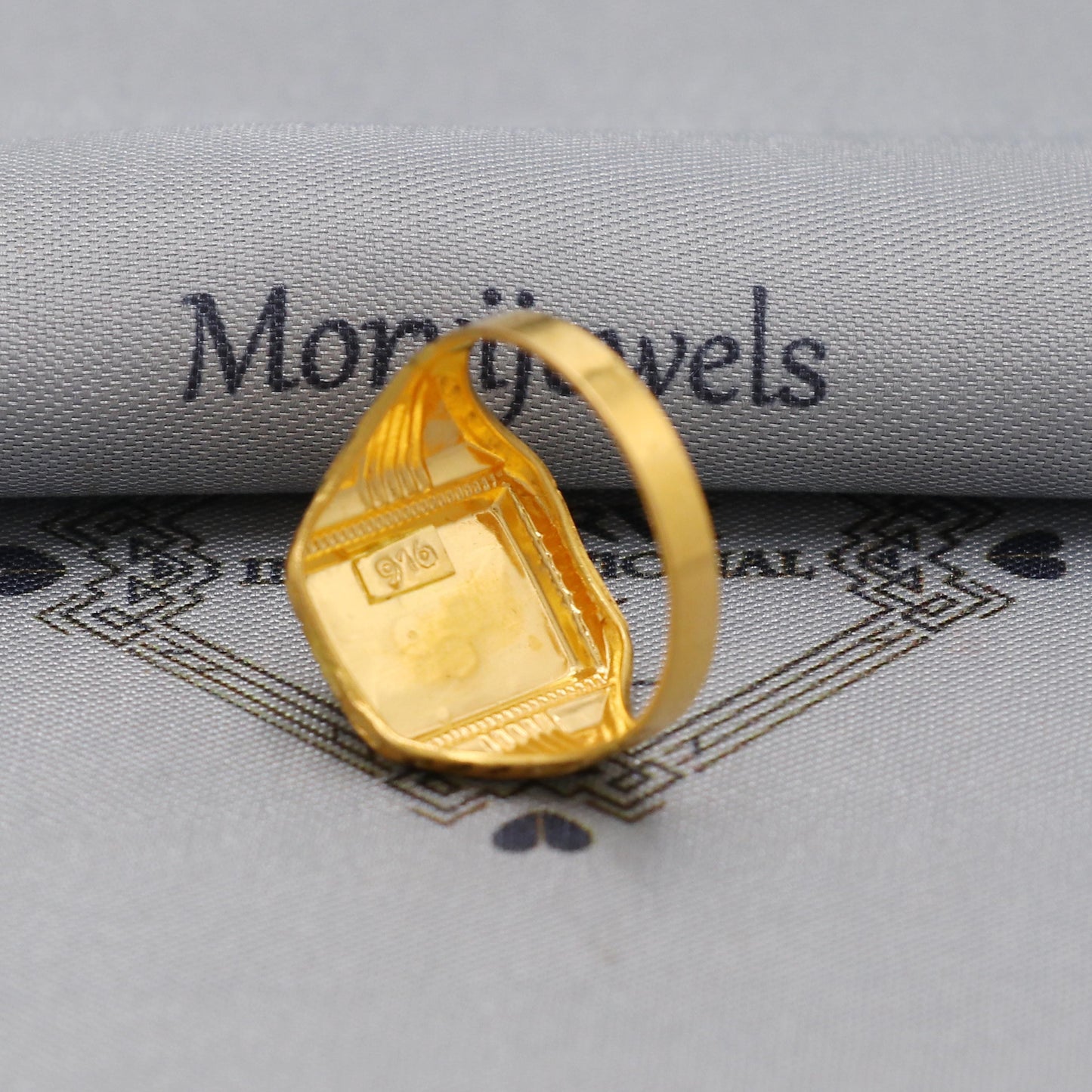 Solid 22k Yellow Gold Ring Size 6 7 8 and All Size, 22k Gold Handmade Ring, Indian Gold Ring, K6170