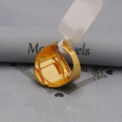 Artisan 22k Gold Ring Indian Jewelry, K6013