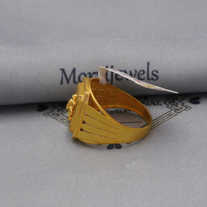 Ganeshji Ganesha Lord God 22k Gold Ring Elephant Jewelry, K6018
