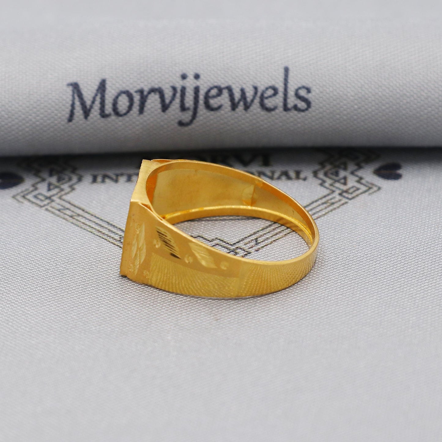 Flower Solid 22k Yellow Gold Ring Size 6 7 8 and All Size, 22k Gold Handmade Ring, Indian Gold Ring, K6175