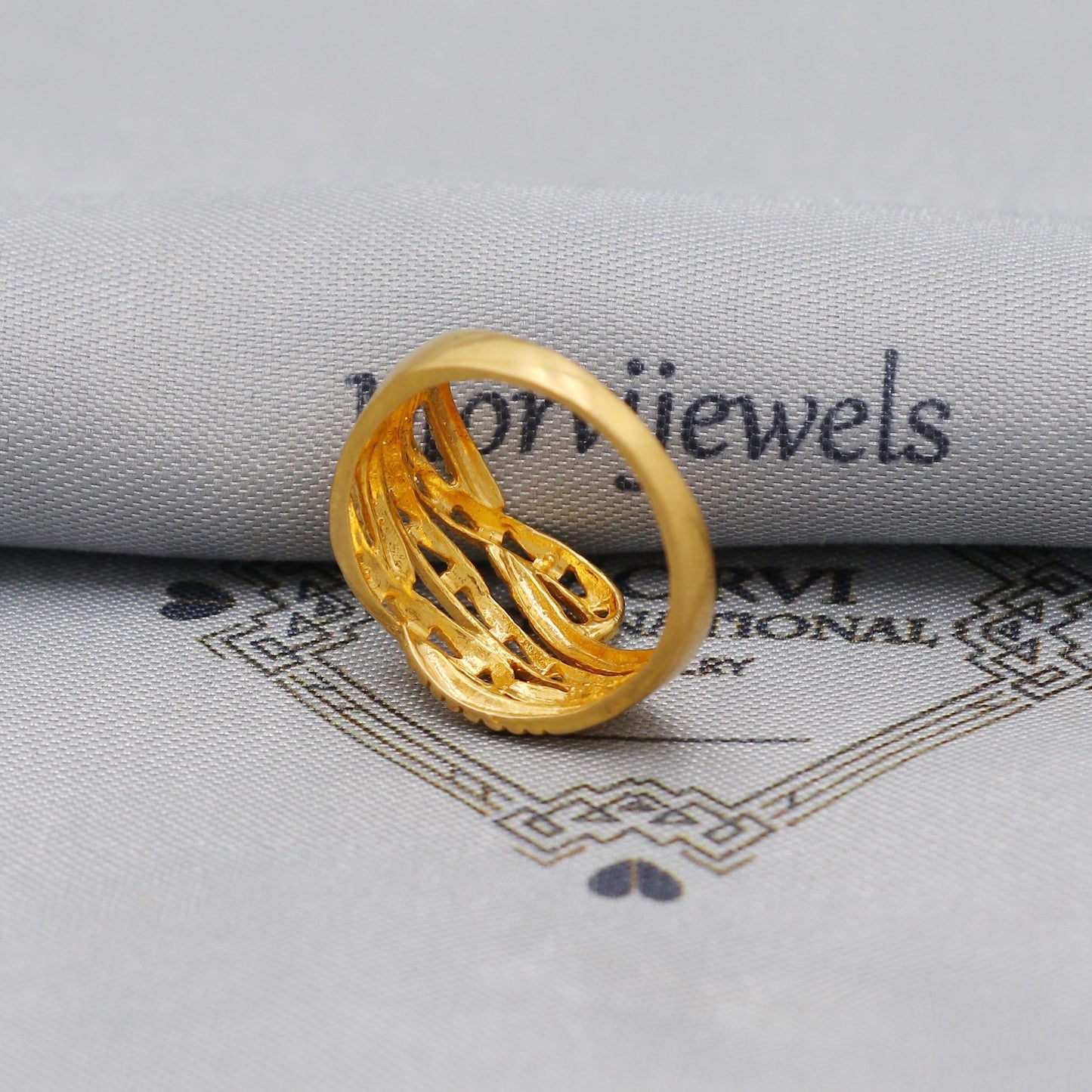 Stylish 22k Gold Handmade Ring Jewelry, K6188