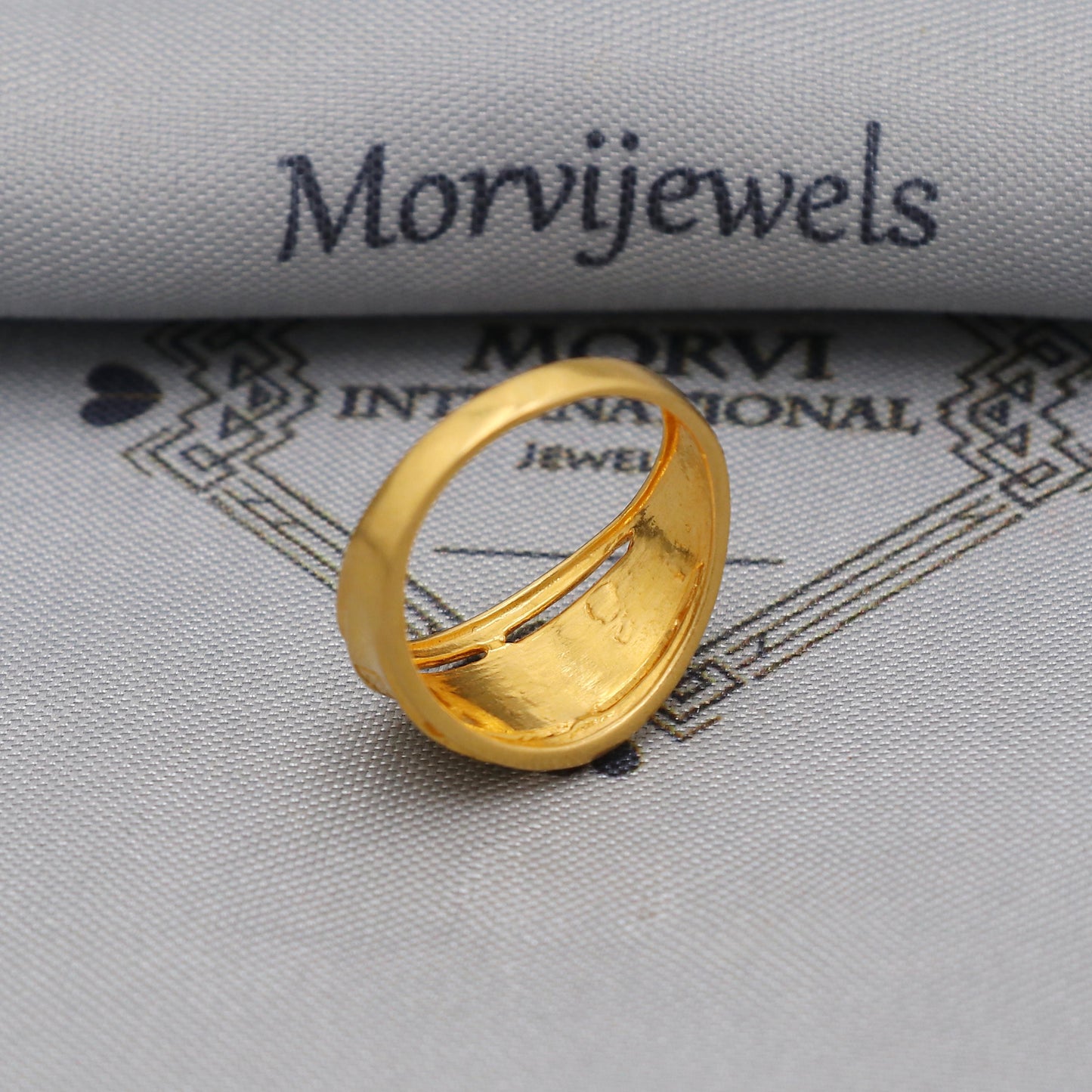 22kt 22k Solid Yellow Gold Handmade Ring Jewelry, K6196