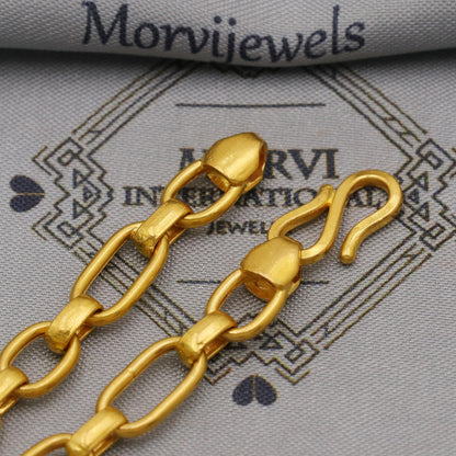 Real 22k Gold Bracelet: Handmade Indian Style Jewelry