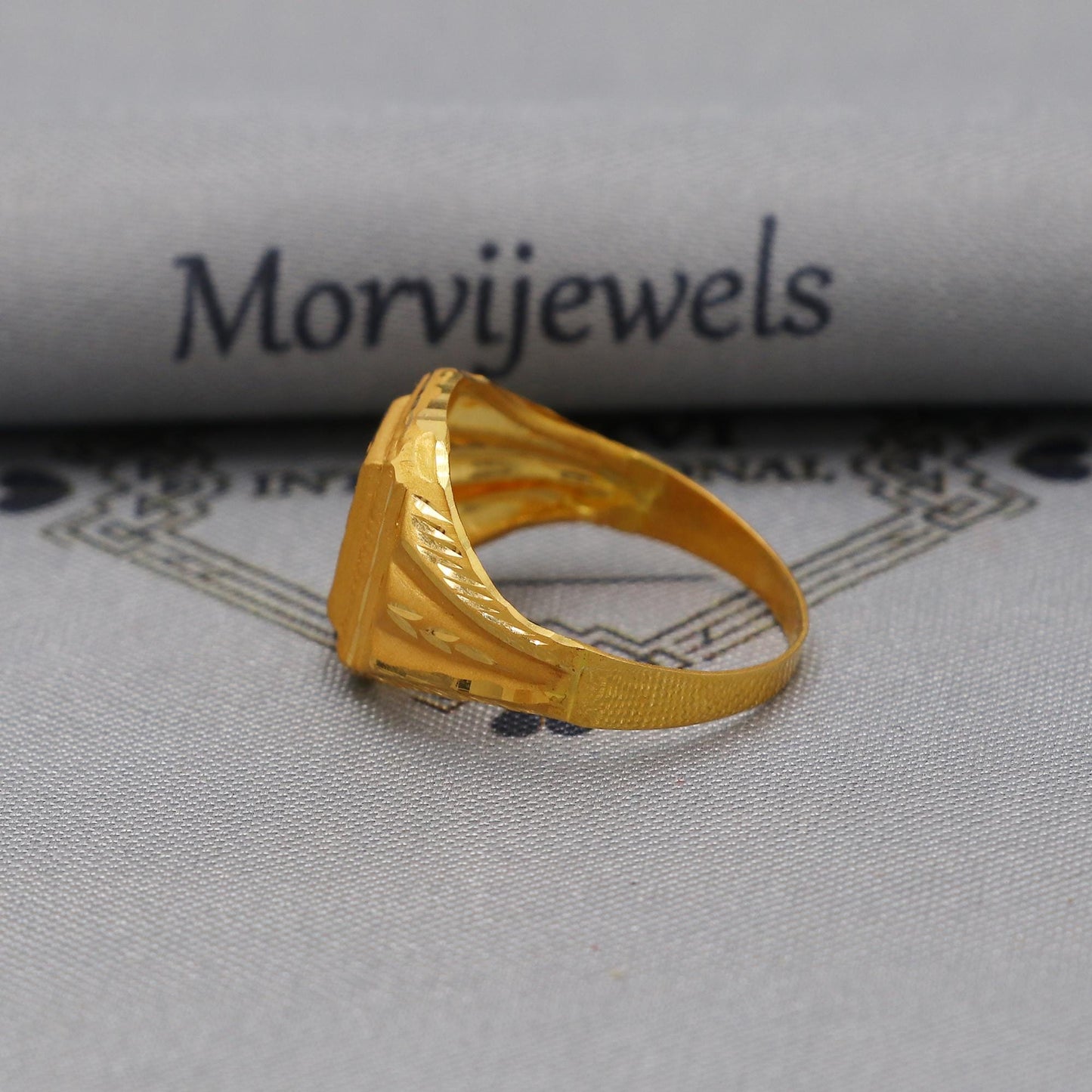 22k Gold Gold Ring, Vintage Designer Solid Gold 22k Ring, Rajasthani Indian Jewelry, Beautiful Women Gold Handmade Ring Jewelry, K6130