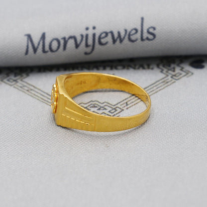 22k Gold Star Ring, K6145