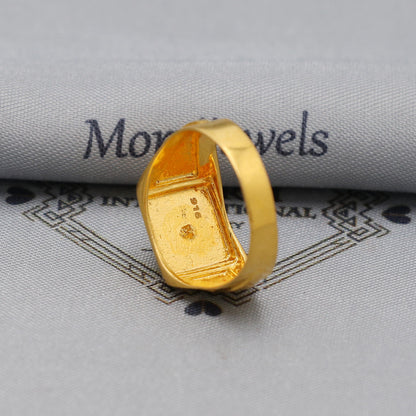 22k Gold Gold Ring, Vintage Antique Solid Gold 22k Ring, Indian Jewelry, Beautiful Gold Handmade Ring Jewelry, K6153