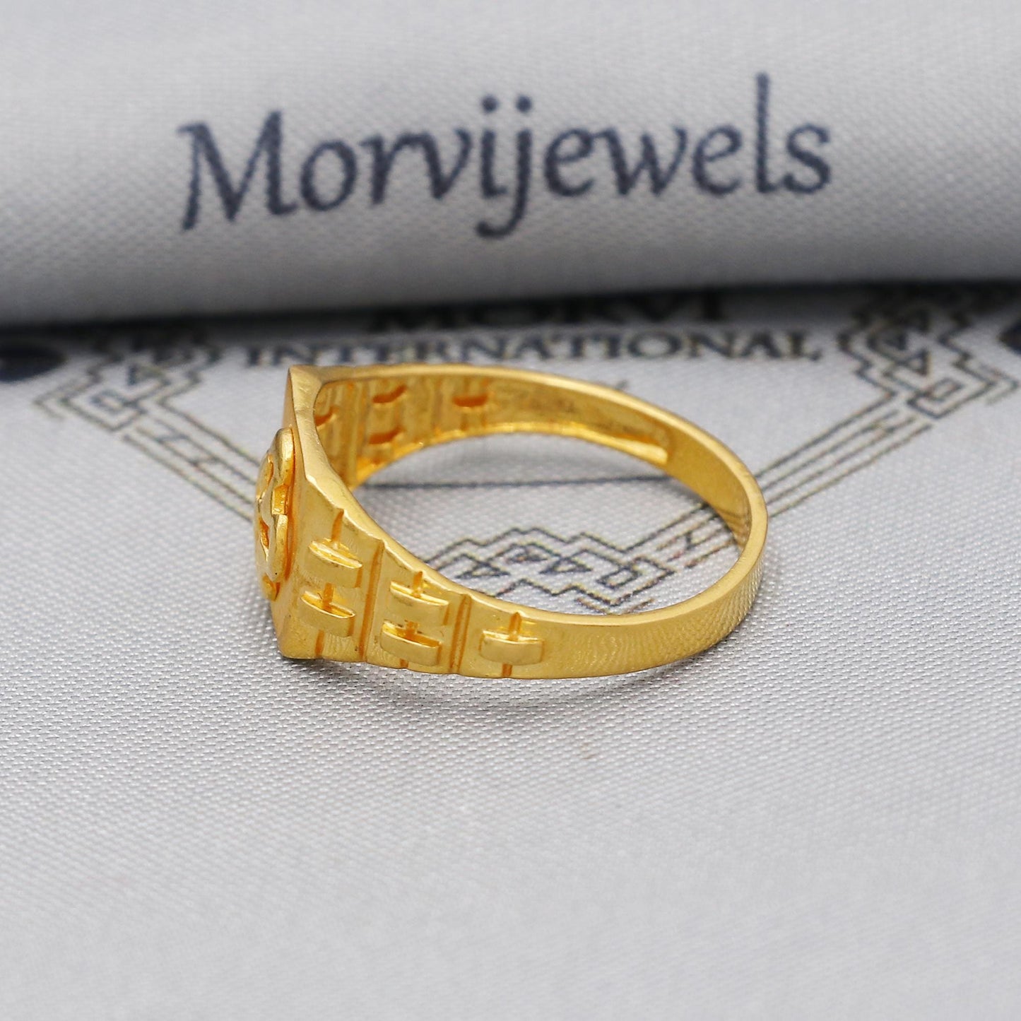 22k Gold Gold Ring, Vintage Antique Solid Gold 22k Ring, Indian Jewelry, Beautiful Gold Handmade Ring Jewelry, K6158