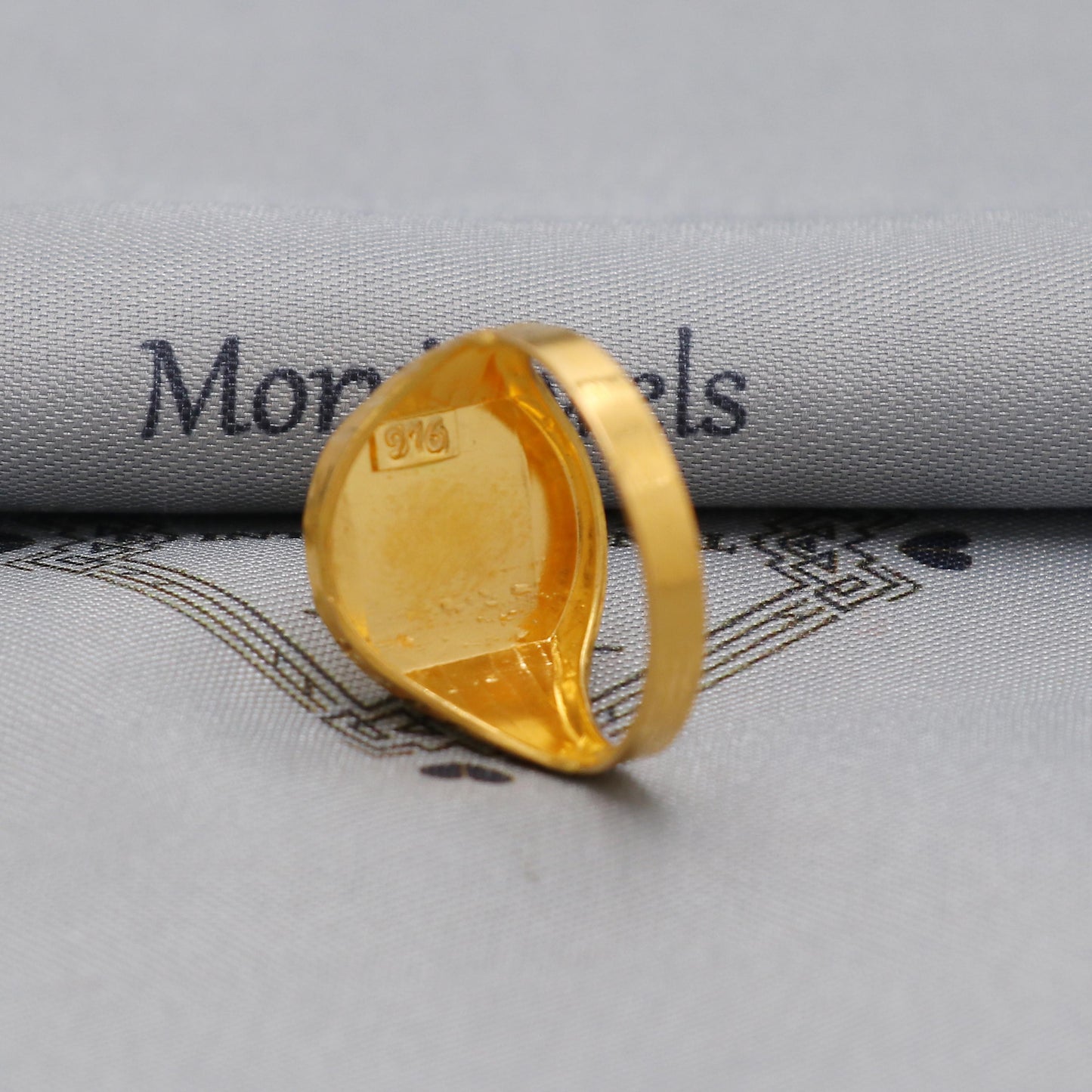 Engraved 22k Gold Handmade Ring Jewelry, K6161