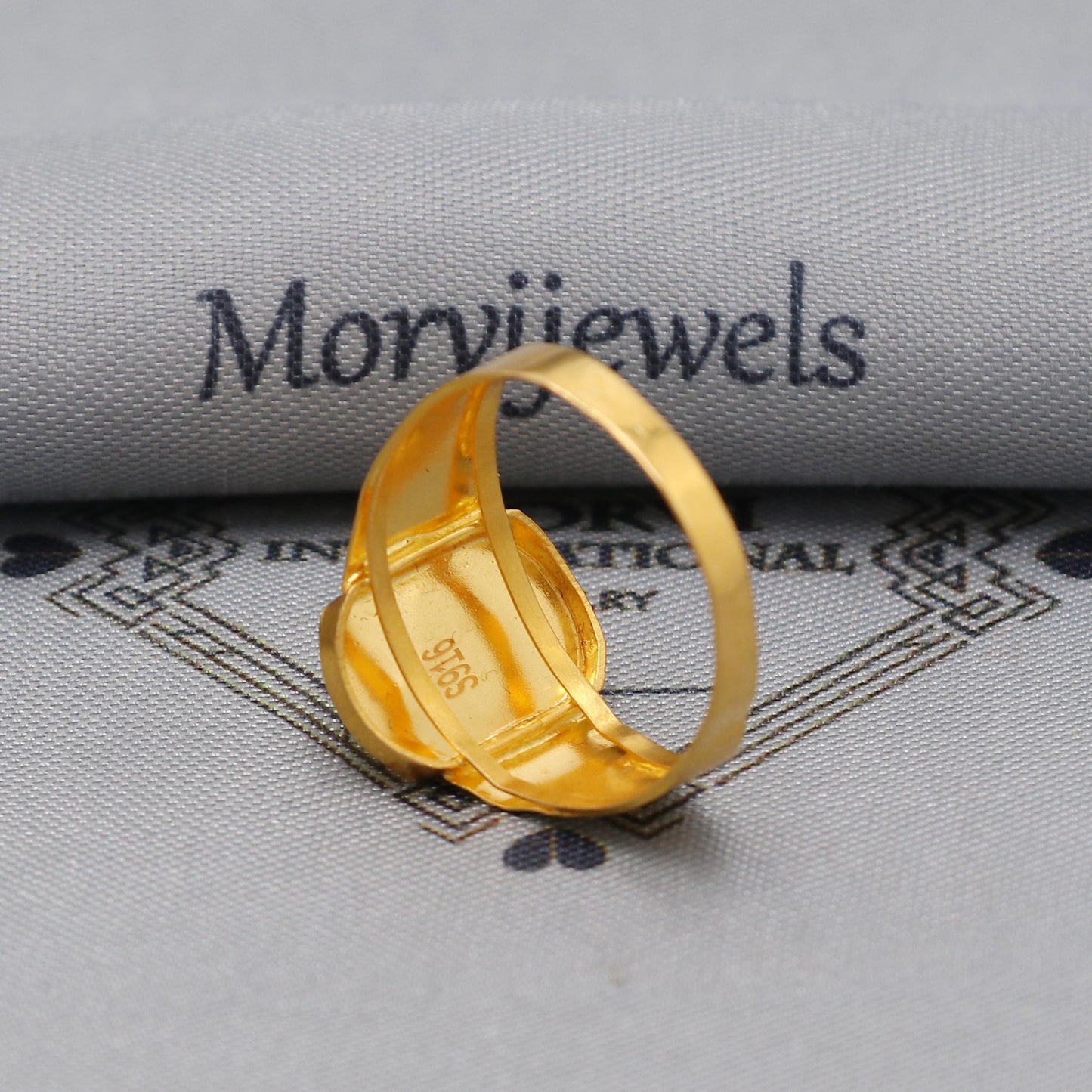 Flower Solid 22k Yellow Gold Ring Size 6 7 8 and All Size, 22k Gold Handmade Ring, Indian Gold Ring, K6172