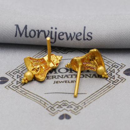 Handmade 22k Earrings India, K6280